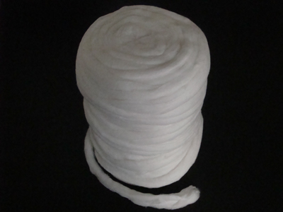 Cotton wool rope for hair care